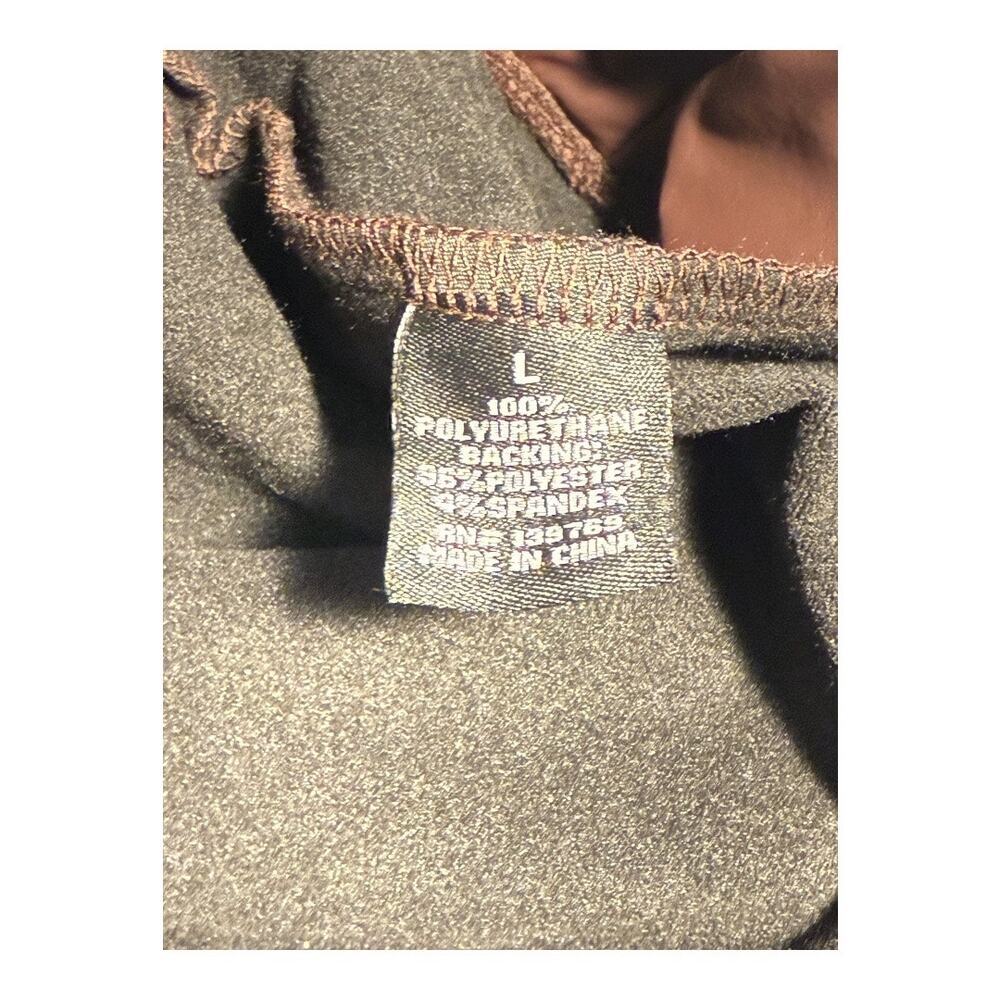 Ookie‎ & Lala Women's Brown Faux Leather High Waist Leggings Size Large NWOT - Picture 5 of 7